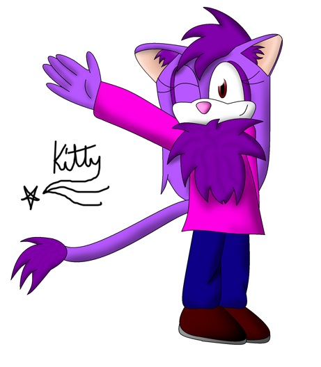 Another friend as a Sonic char! by kittyshootingstar