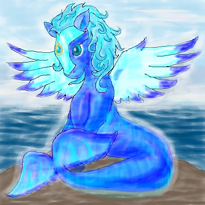 Rona, the pegasus of the sea by kizz
