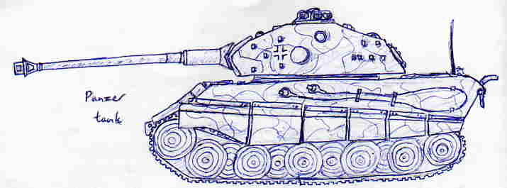 Panzer tank by klatch_of_Tyria