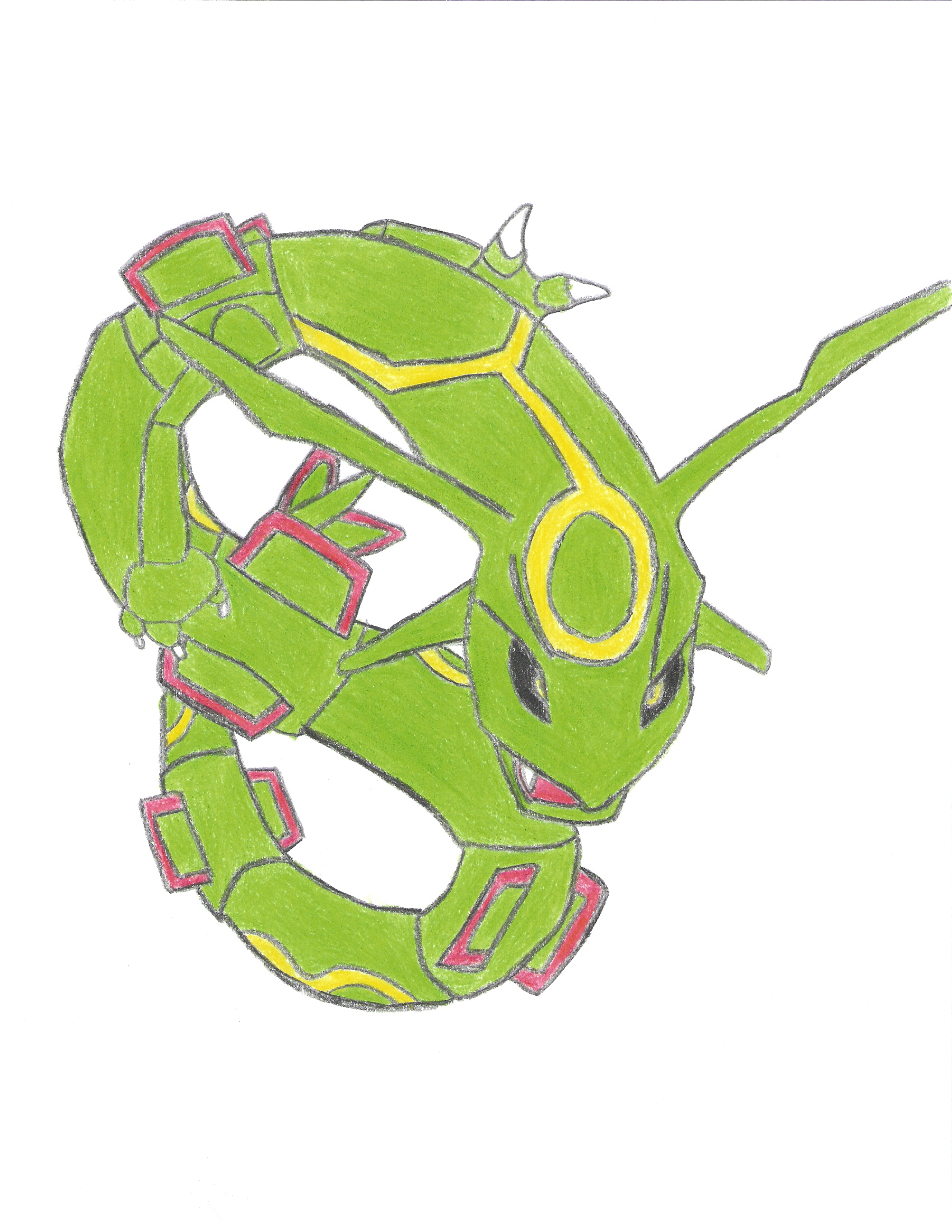 rayquaza contest entry by knives7