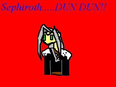 Sephiroth....DUN DUN! by kniveschik24