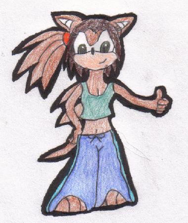 Zara the Hedgehog by knucklesgal