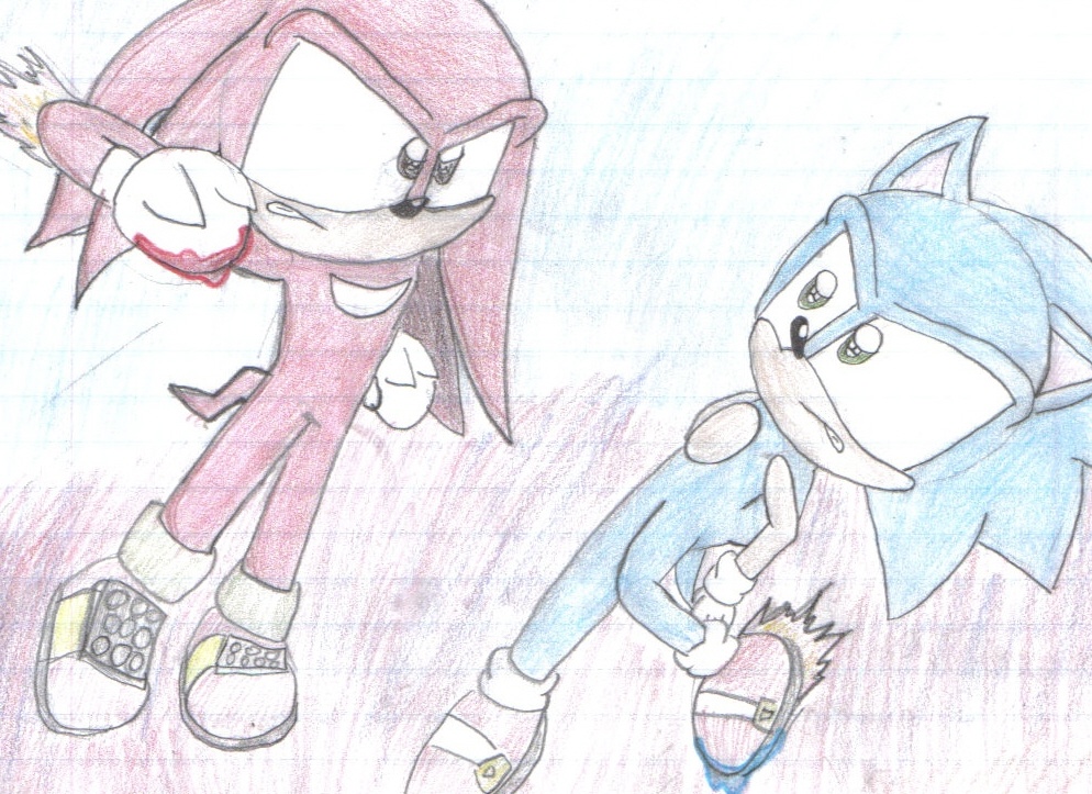 Blood Vs. Water (Sonic And Knuckles) by knux_and_rouge_fan