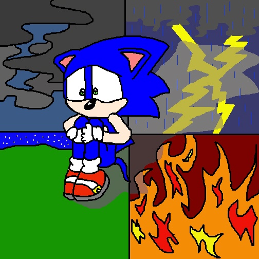 Multiple Visions (Sonic) by knux_and_rouge_fan