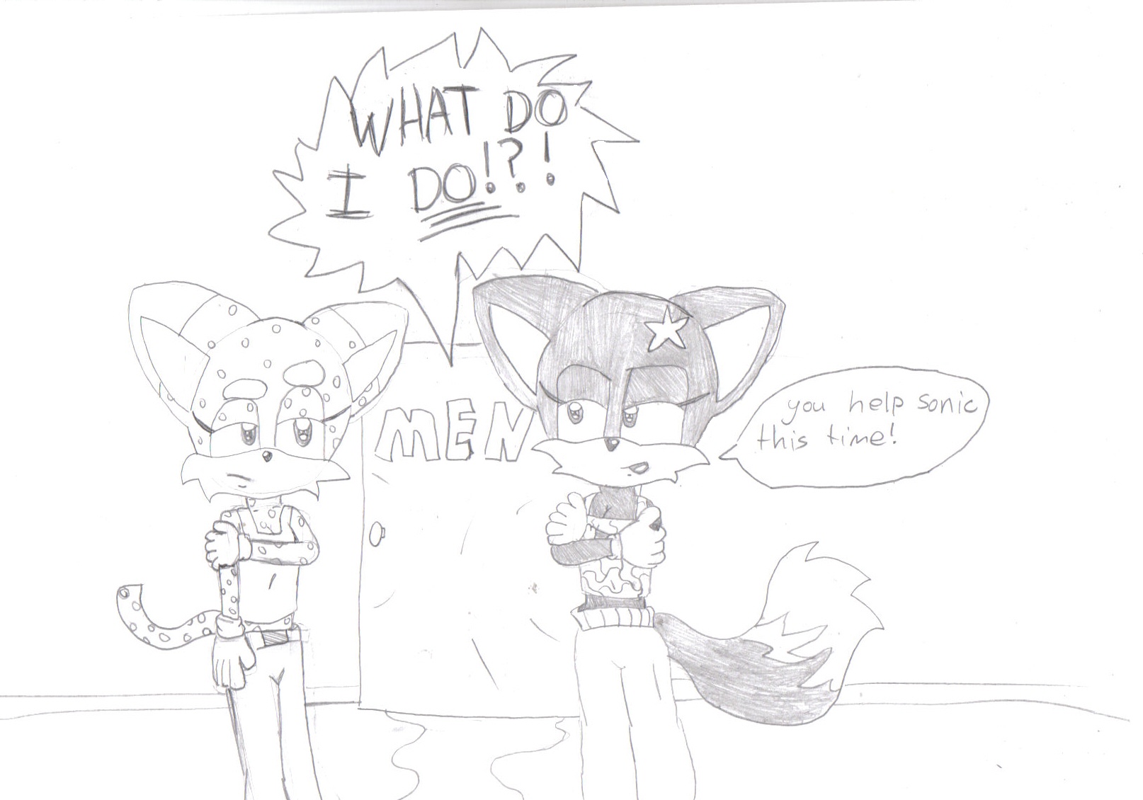 You Help Sonic This Time(ajmsonicfan's request) by knux_and_rouge_fan