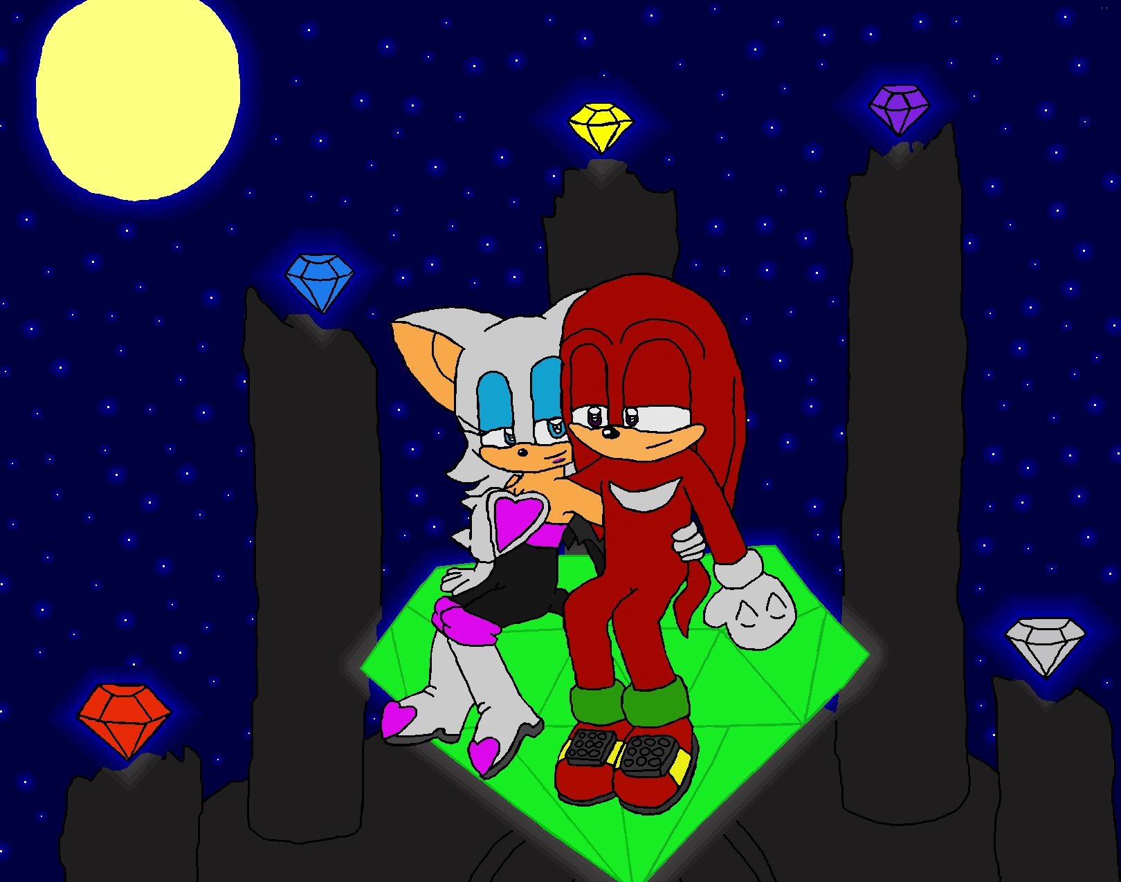 Starlight Glow (Knouge(Comic Cover)) by knux_and_rouge_fan