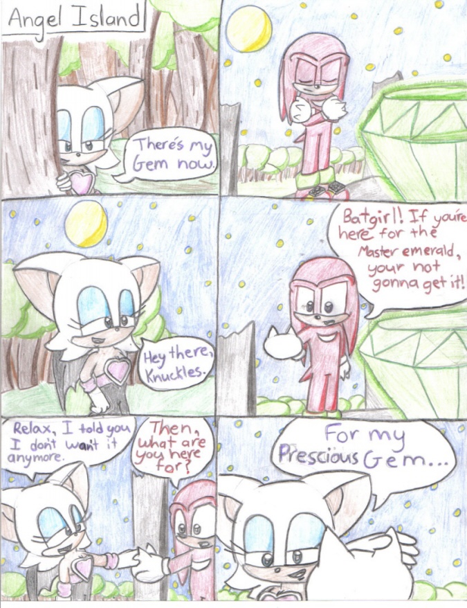 My Prescious Gem Comic(Page 1) by knux_and_rouge_fan