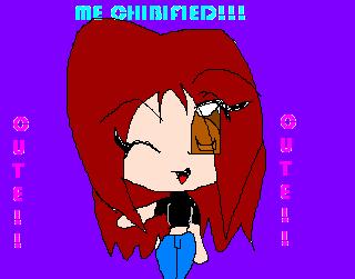 me chibified!!! by knuxgirl