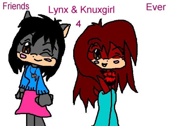 lynx and knuxgirl by knuxgirl