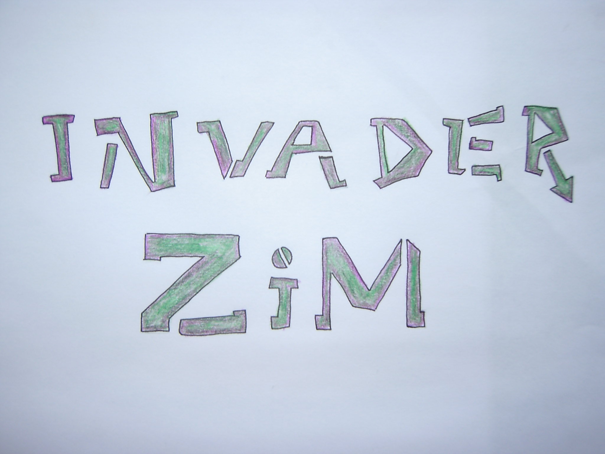Invader Zim "text" by kockanock