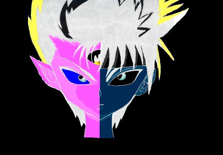 (Demon) Hiei--Colors Inverted by kohaku_theblackwolf