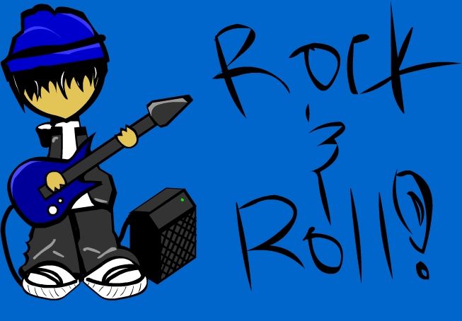 rock & roll !!(color) by kojisan