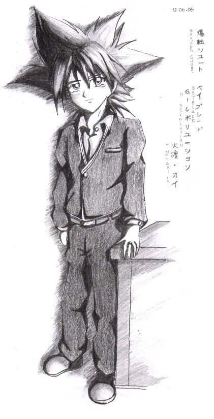 Older Kai in school uniform by koujikun89