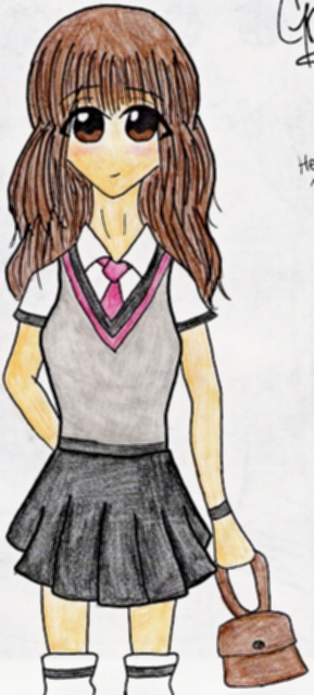 Chibi Hermione Granger by krazykitsune14