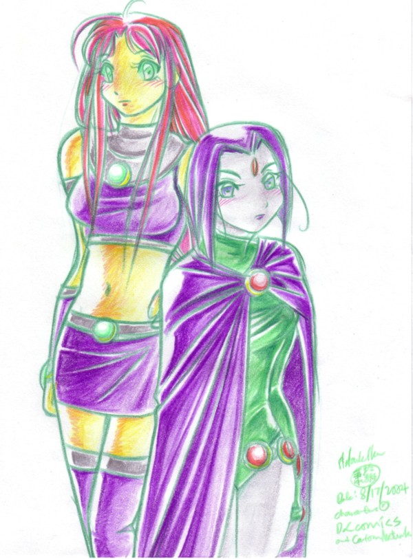 Teen Titan girls by kriska