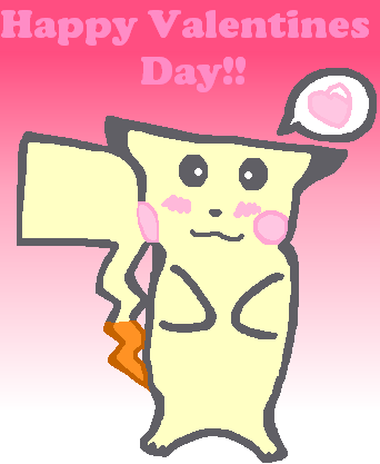 Pikachu Valentines Day! by kristefur