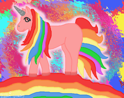 Rainbow horse by kristefur