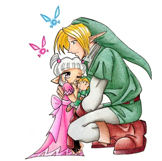 ellekime and link by kungfupixie