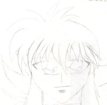 My first Kurama Sketch by kurai_shisou