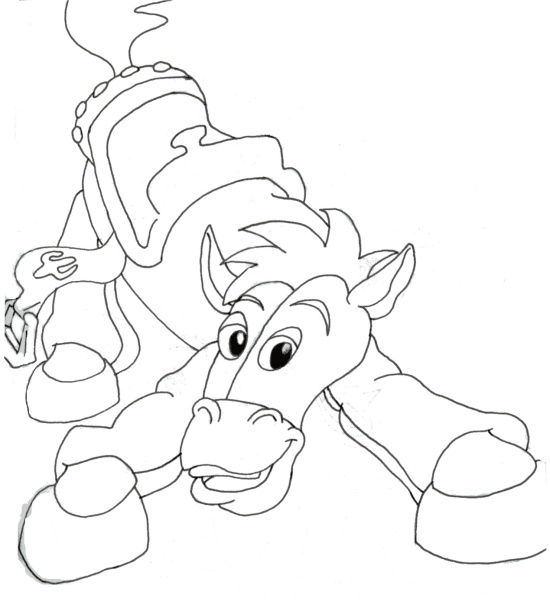 Bolzi (the horse?) Toy Story 2 by kuramas_girl