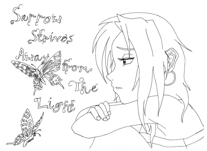 Sarrow Strives Away From The Light by kuramas_girl