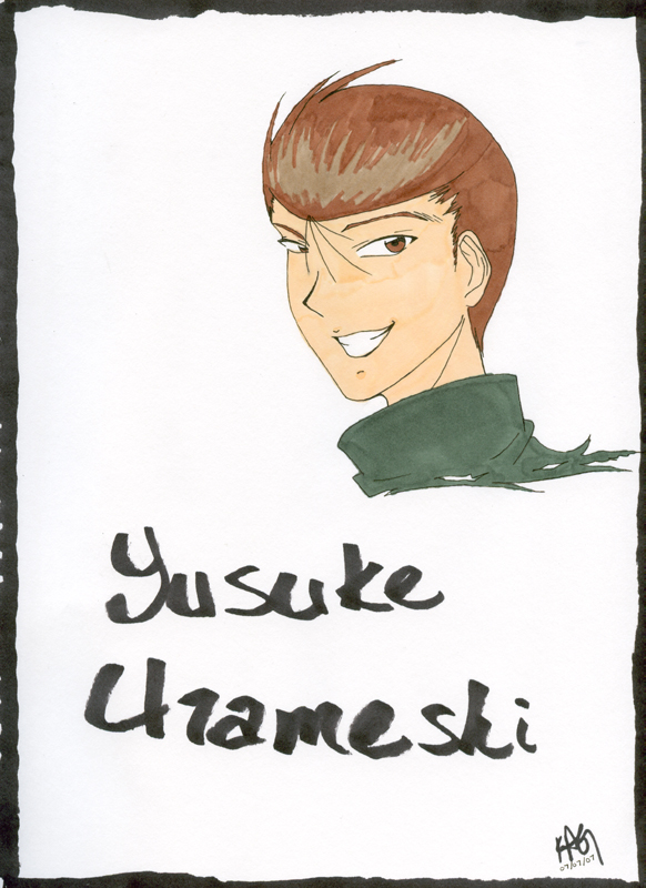 Yusuke Urameshi by kurisu_yoi
