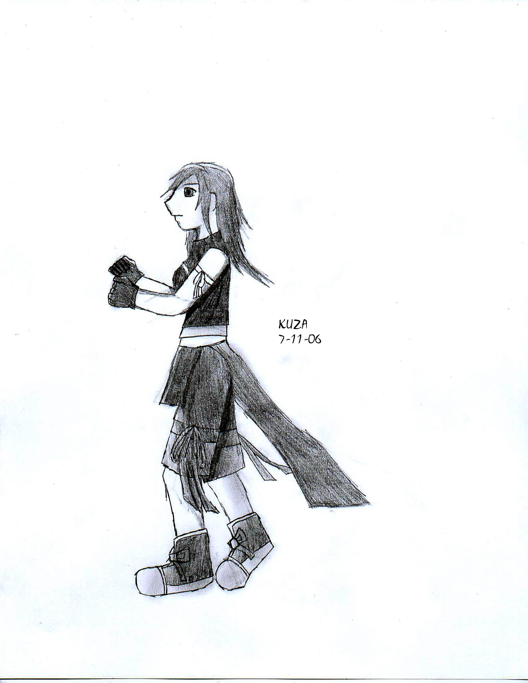 Tifa, Ready for Battle! by kuza