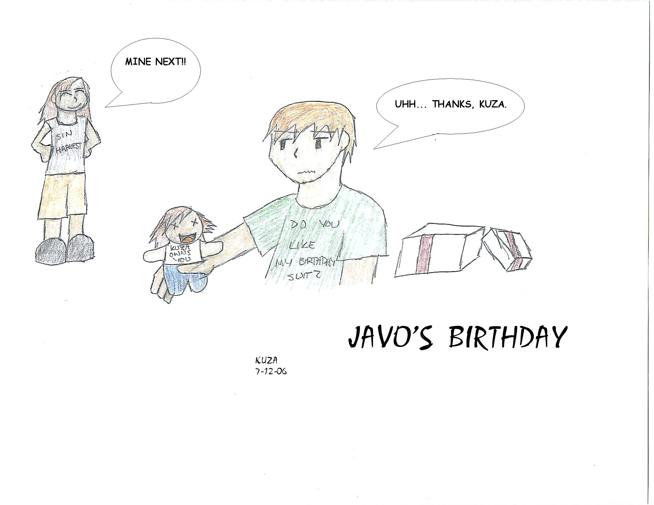 Javo's Birthday Present by kuza