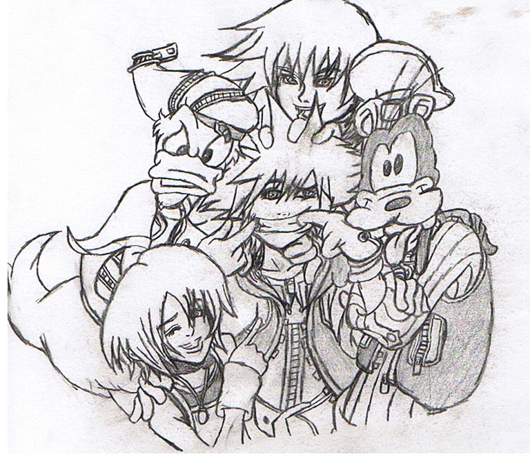 Kingdom Hearts by kylaVegeta