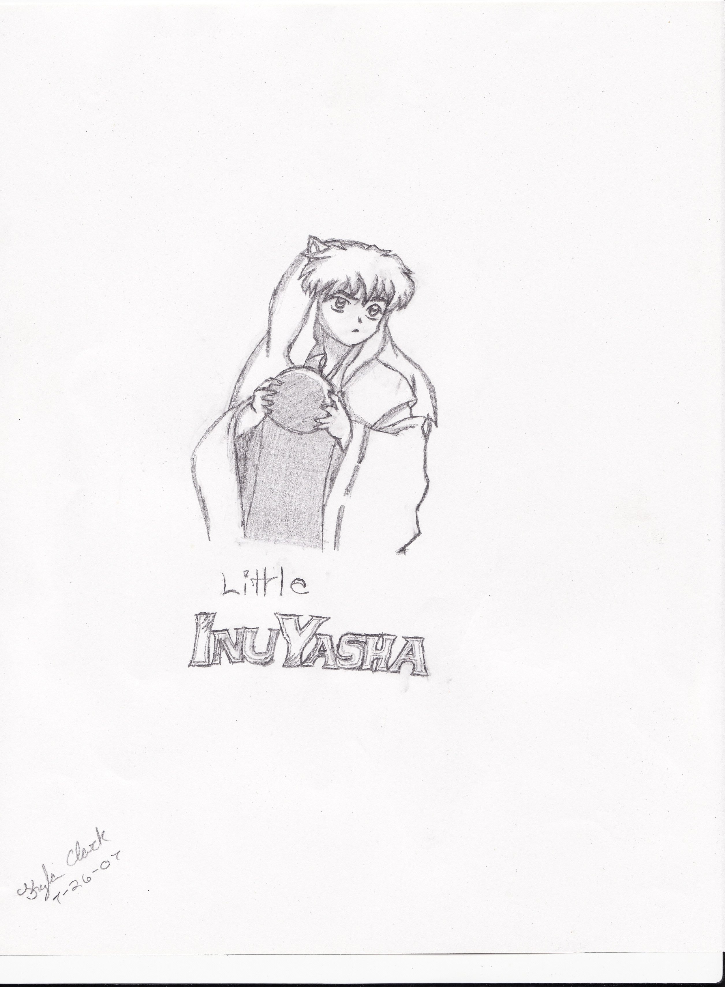 Little Inuyasha by kylaVegeta