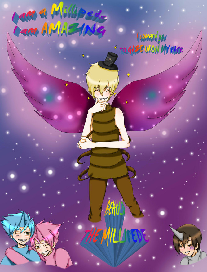 Tamaki the king of Millipedes by kylaVegeta