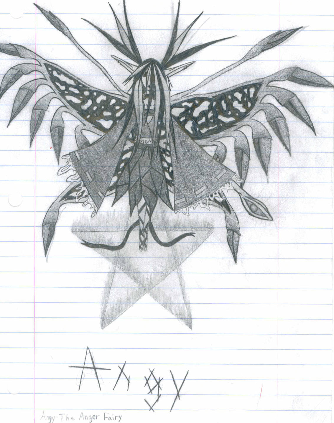 Anger Fairy by kyo0death0kiss