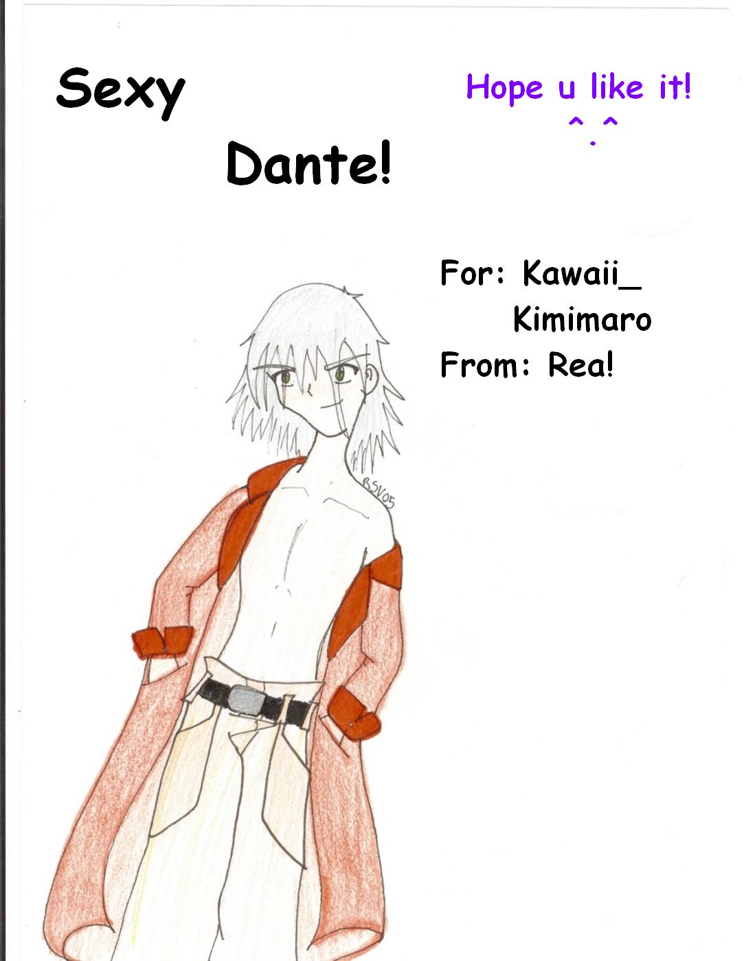 Sexy Dante! For Kawaii_Kimimaro by kyokyokatsmoochi