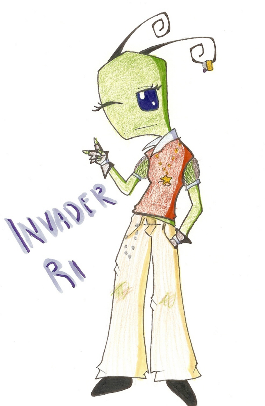 Invader Ri *Contest entry* by kyokyokatsmoochi