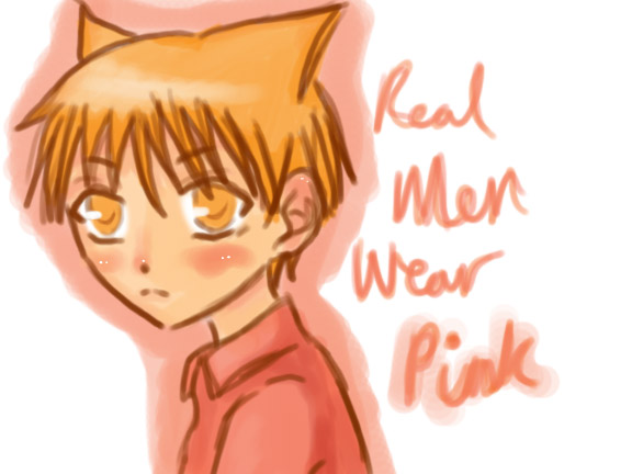 Real men wear pink - kyo by kyonkichi