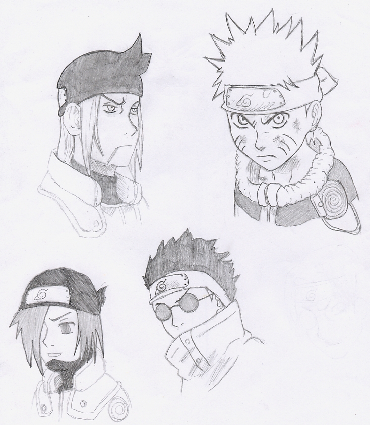 Naruto Sketches! by LIGHTNING13