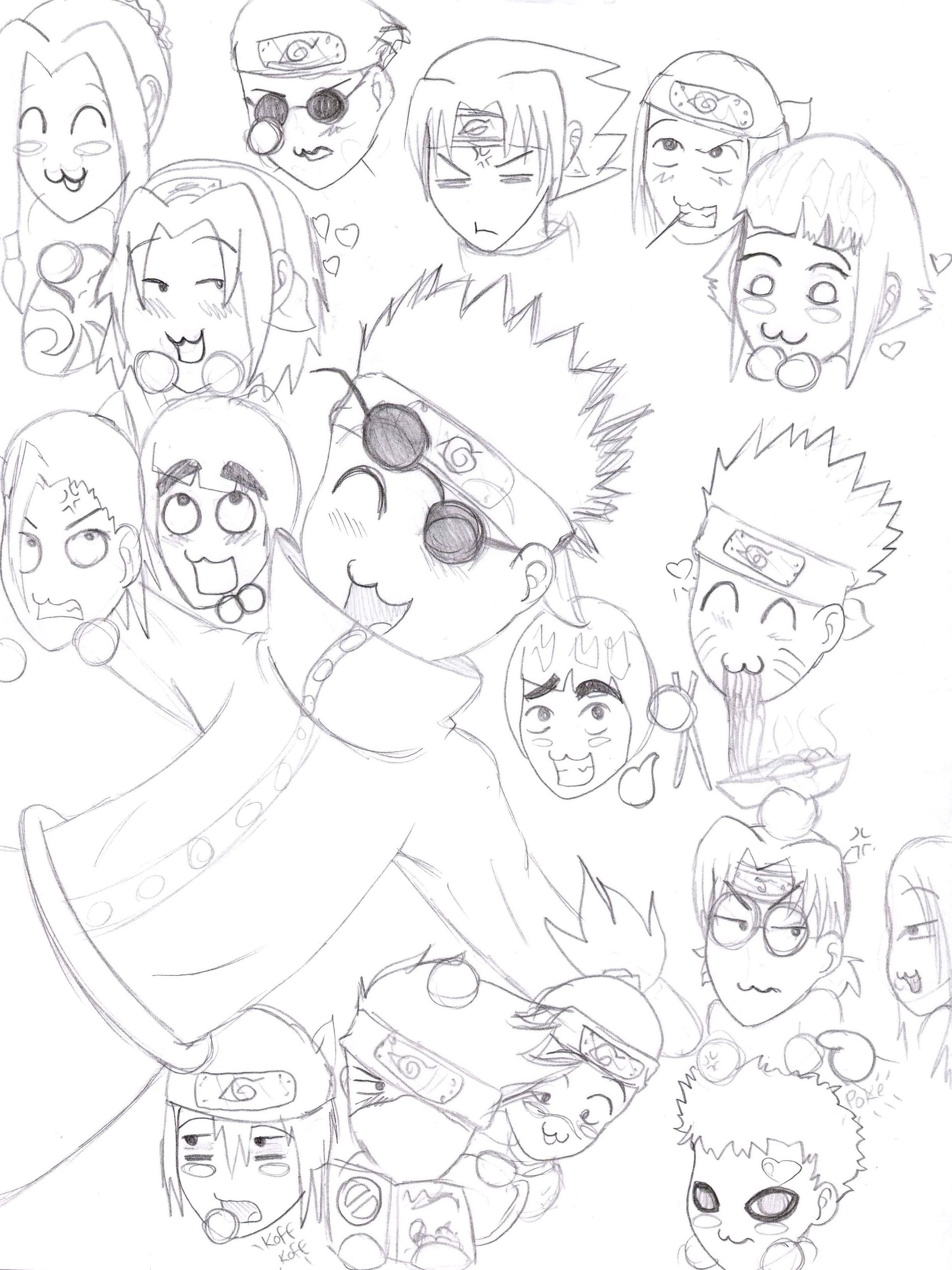Naruto Doodle Things. by LIGHTNING13