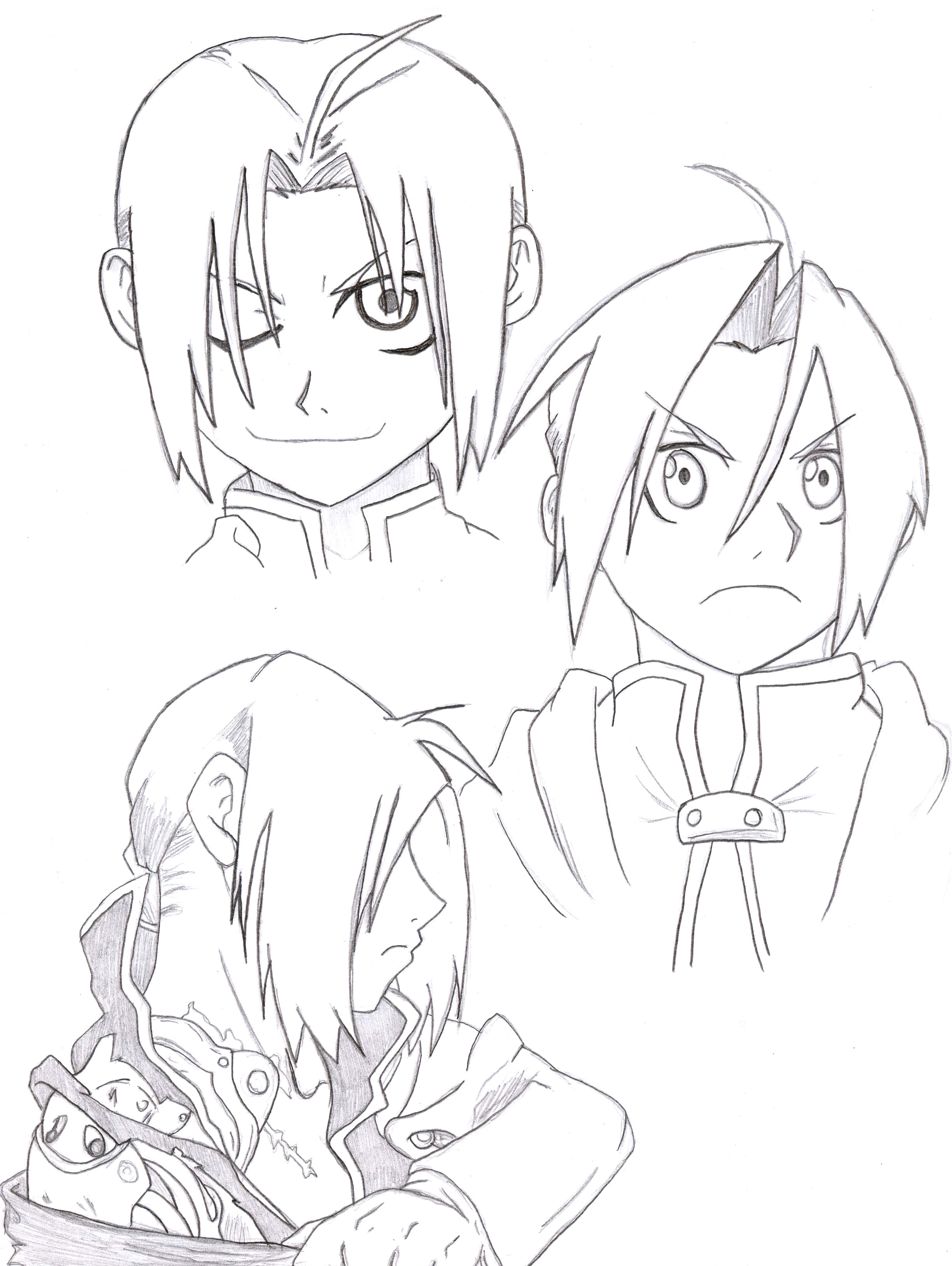 Edward Elric Drawings! by LIGHTNING13