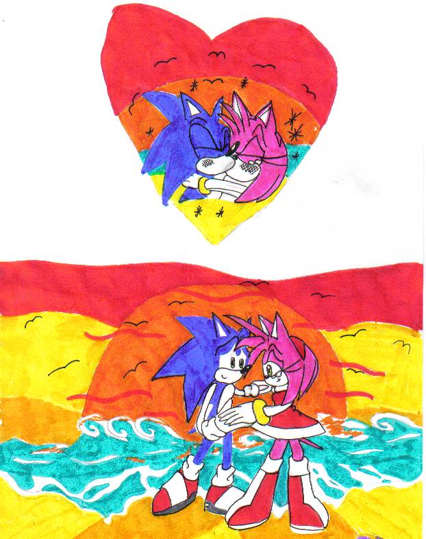 SonAmy pic for Sweet Sonic Hedgehog by LILICA-NANVEL-MAIA