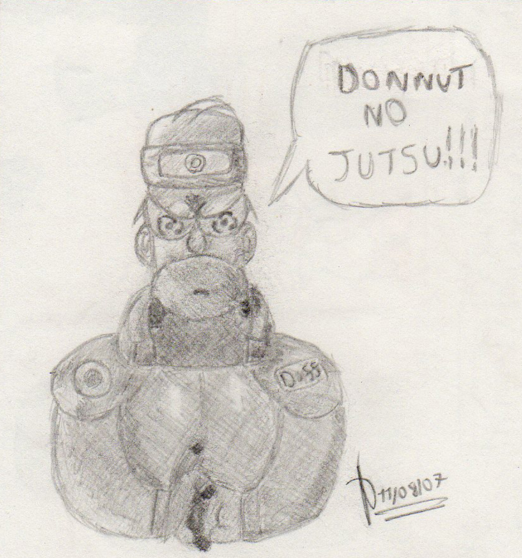 Ninja Homer by LPUMike