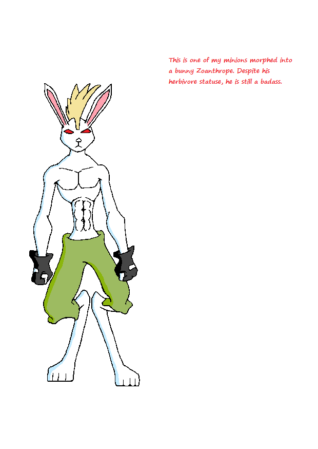 Vis: Bunny Form by Lackadaisydragon