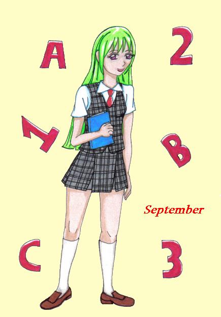 Calendar Gurlz - September by LadyAnime79