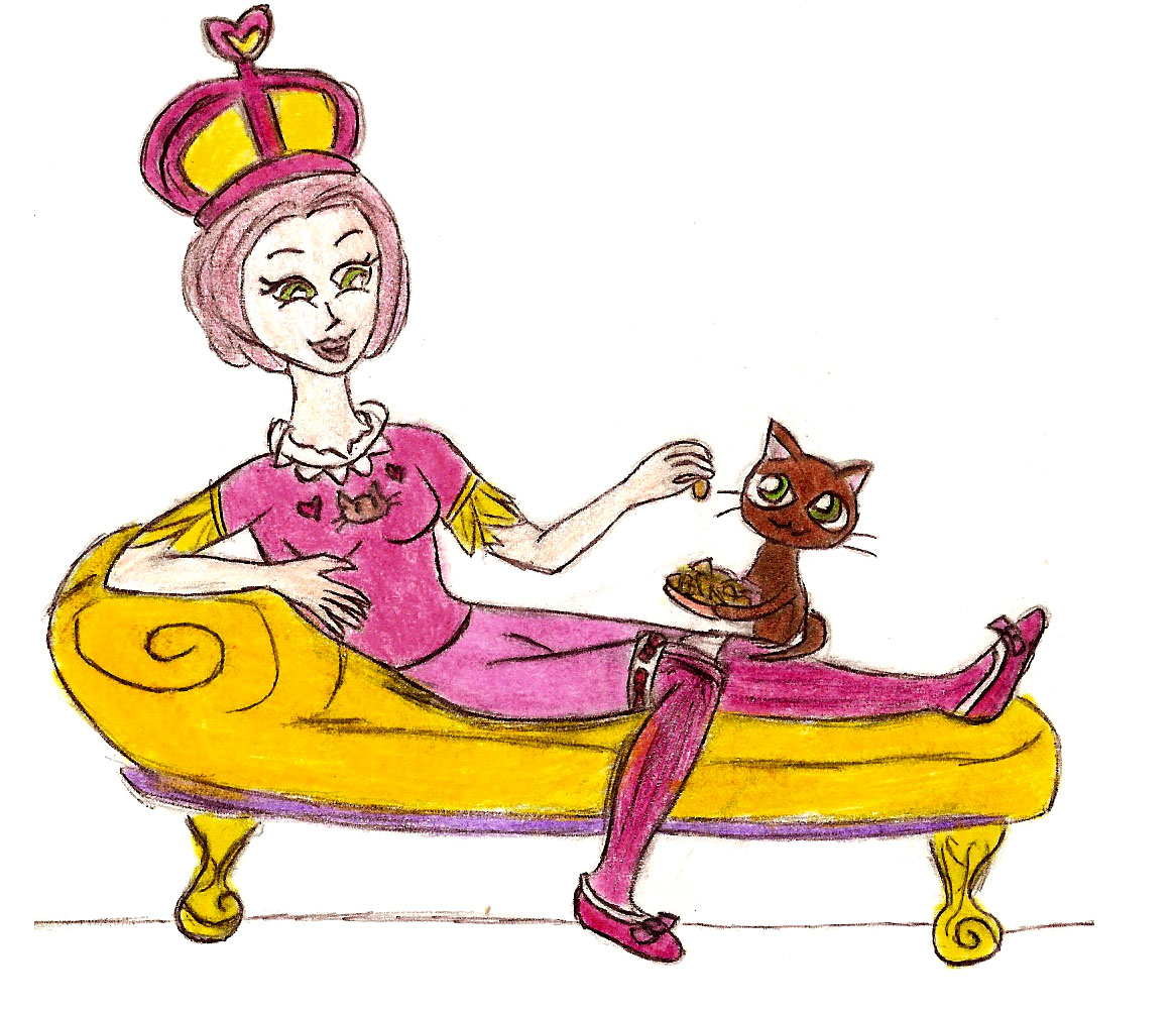 The Queen of chibi cats by LadyJill