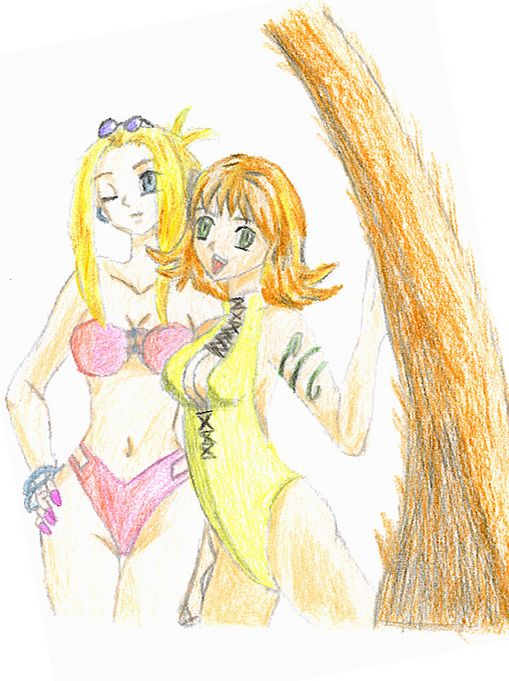 Quistis and Selphie by Lady_Ashford