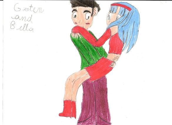 Bulla and Goten by Lady_Ayame316