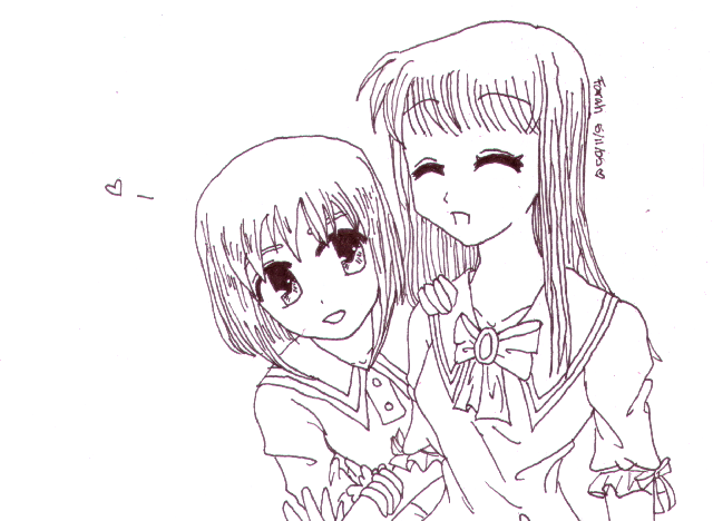 Aw, Tohru and Kisa by Lady_GreyPurity