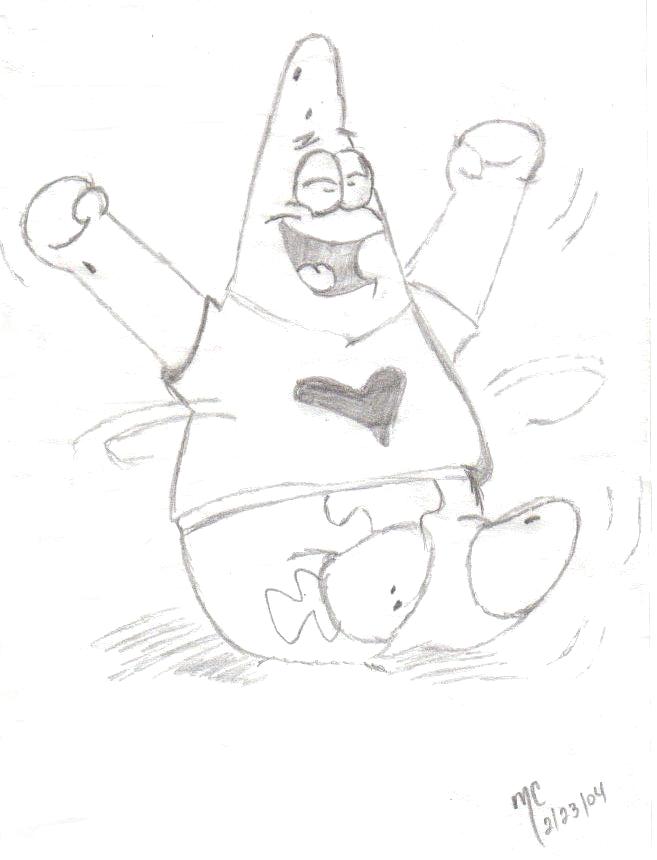 Patrick - From Spongebob by Lady_Taiyoukai_of_the_West