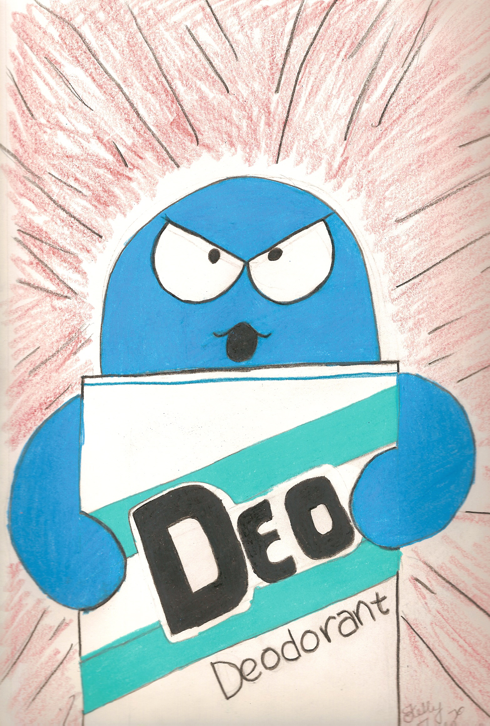 Bloo as Deo by Ladylovelace10101