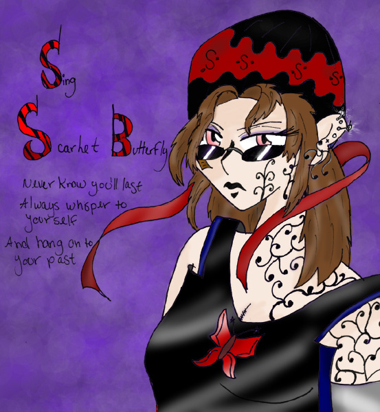 Sing Scarlet Butterfly by LadyoftheDeadlyDance