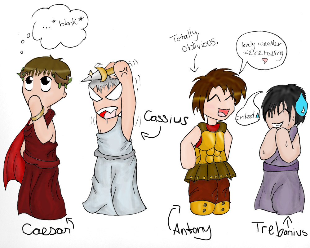 Julius Caesar: Chibified by LadyoftheDeadlyDance
